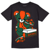 Dunk Low Team Dark Green Orange DopeSkill T-Shirt Sneakerhead BEAR Graphic - Black