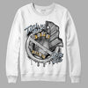 Black Metallic Chrome 6s DopeSkill Sweatshirt Takin No L's Graphic - White