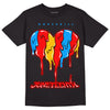 Fruity Pebbles Dunks DopeSkill T-Shirt Juneteenth Heart Graphic - Black