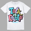 Candy Easter Dunk Low DopeSkill T-Shirt Talk Is Chip Graphic - White 