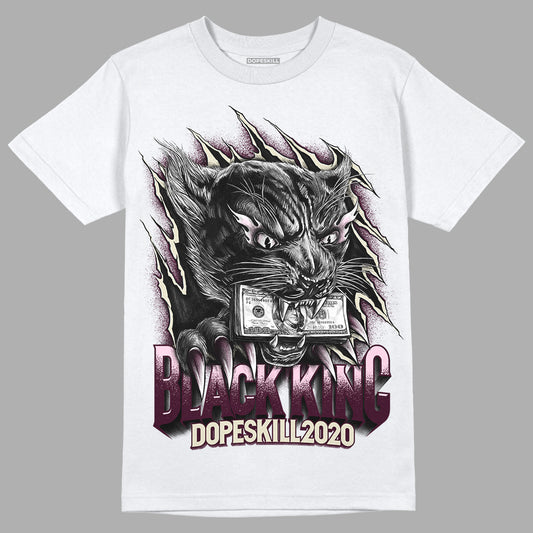 Dunk Low Night Maroon and Medium Soft Pink DopeSkill T-Shirt Black King Graphic Streetwear - White