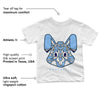 University Blue 6s DopeSkill Toddler Kids T-shirt Sneaker Rabbit Graphic