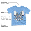 University Blue 6s DopeSkill Toddler Kids T-shirt Sneaker Rabbit Graphic - University Blue T-shirt