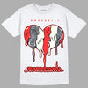 Jordan 3 Retro White Cement Reimagined DopeSkill T-Shirt Juneteenth Heart Graphic Streetwear - White