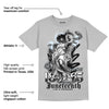 Black Metallic Chrome 6s DopeSkill Metallic Silver T-shirt Juneteenth Graphic