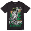 Nike SB x Jordan 4 “Pine Green” DopeSkill T-Shirt Juneteenth Graphic Streetwear - Black