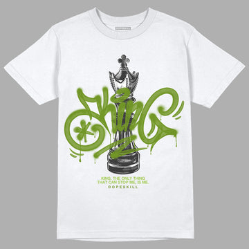 Nike SB Dunk Low Chlorophyll DopeSkill T-Shirt King Chess Graphic Streetwear - White