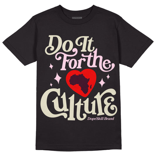 Dunk Low Night Maroon and Medium Soft Pink DopeSkill T-Shirt Do It For The Culture Graphic Streetwear - Black