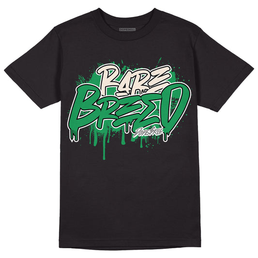 Jordan 2 Retro Lucky Green DopeSkill T-Shirt Rare Breed Graphic Streetwear - Black