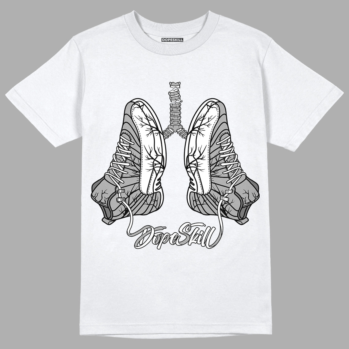 Stealth 12s DopeSkill T-Shirt Breathe Graphic - White 