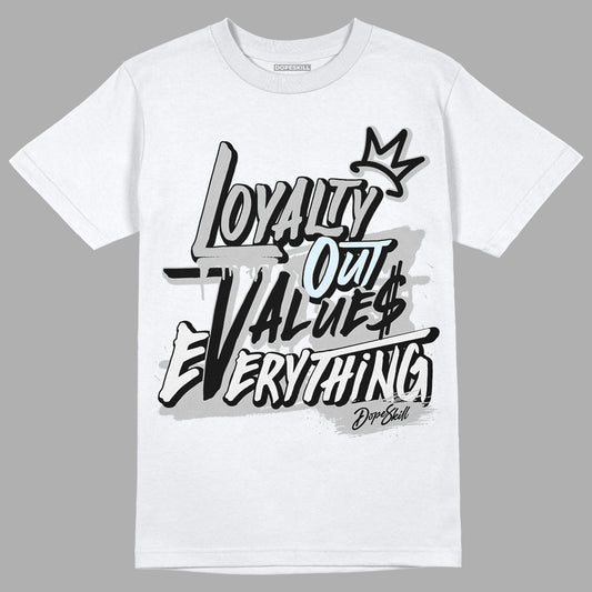 Black Metallic Chrome 6s DopeSkill T-Shirt LOVE Graphic - White