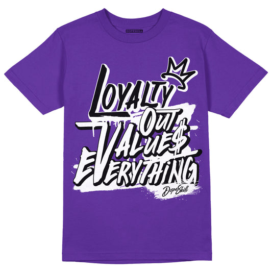 PURPLE Collection DopeSkill Purple T-shirt LOVE Graphic - Purple 