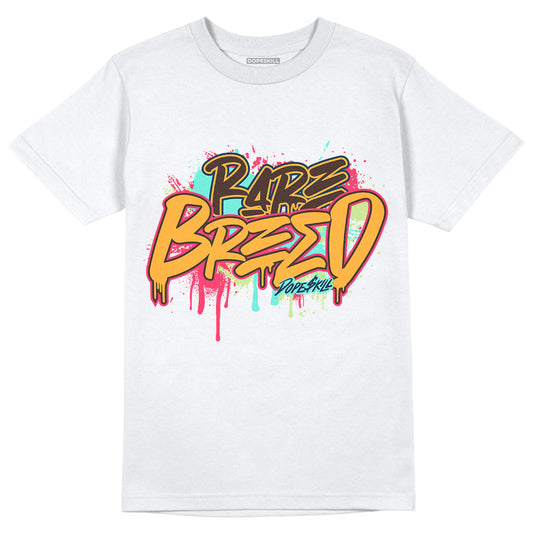 Jordan 1 Low Flyease Bio Hack DopeSkill T-Shirt Rare Breed Graphic - White 