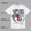 Fire Red 9s DopeSkill T-Shirt Love Kills Graphic