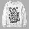 Black Metallic Chrome 6s DopeSkill Sweatshirt Then I'll Die For It Graphic - White