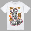 Flyease Bio Hack 1s Low DopeSkill T-Shirt Then I'll Die For It Graphic - White 