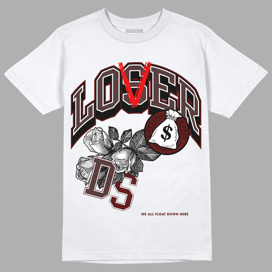 Jordan 12 x A Ma Maniére DopeSkill T-Shirt Loser Lover Graphic Streetwear - White 