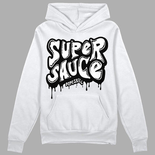 Dunk Low Panda White Black DopeSkill Hoodie Sweatshirt Super Sauce Graphic - White 