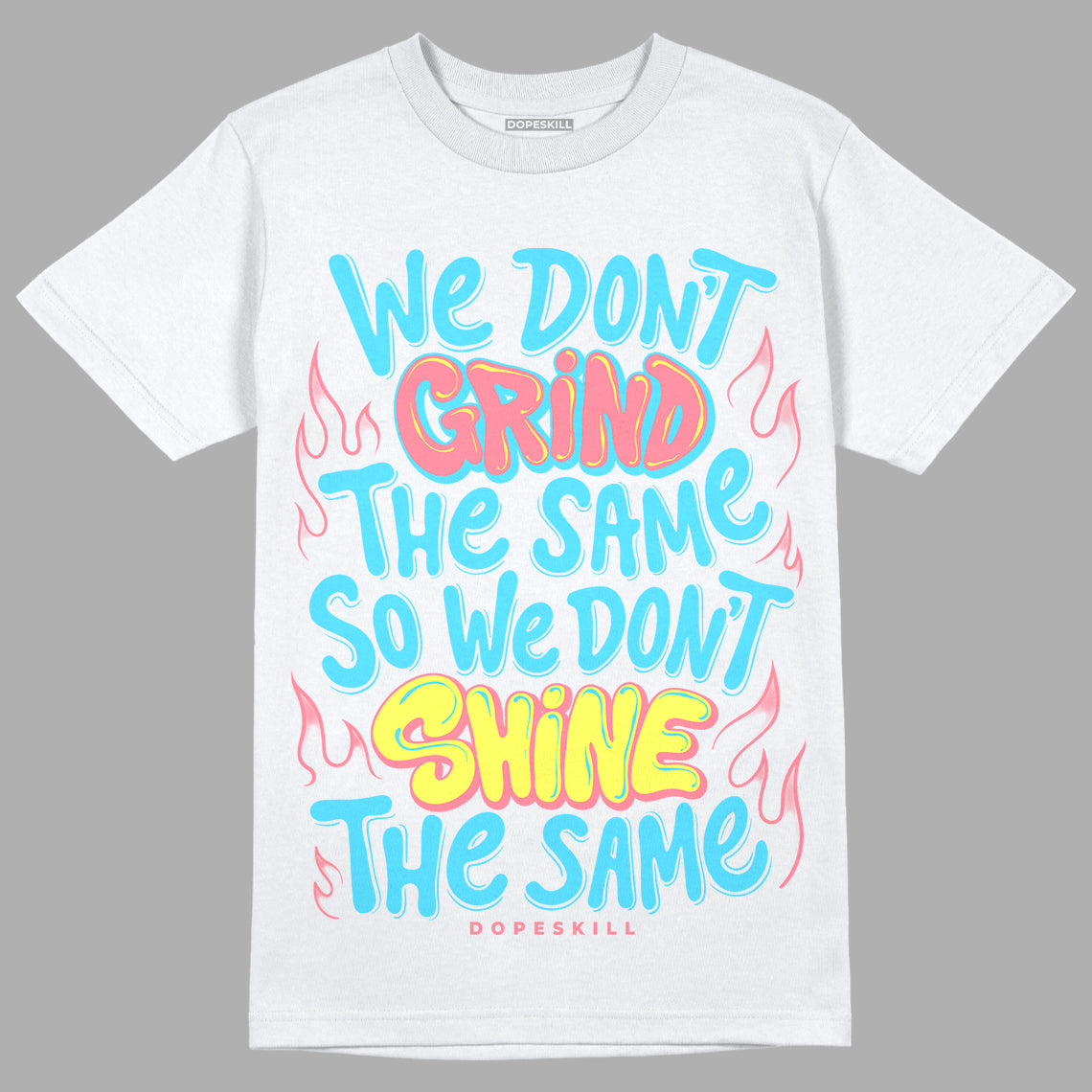 Candy Easter Dunk Low DopeSkill T-Shirt Grind Shine Graphic - White 