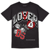 Playoffs 13s DopeSkill T-Shirt Loser Lover Graphic - Black