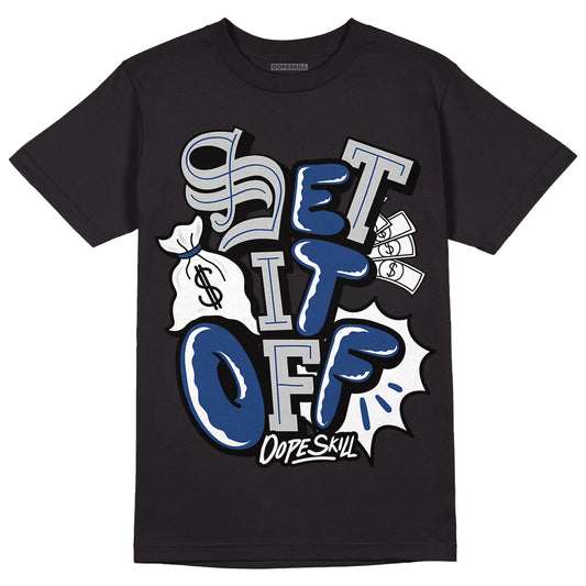 French Blue 13s DopeSkill T-Shirt Set It Off Graphic - Black