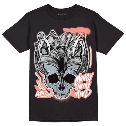 DJ Khaled x Jordan 5 Retro ‘Crimson Bliss’ DopeSkill T-Shirt MOMM Skull Graphic Streetwear - Black 