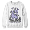 AJ 11 Low Pure Violet DopeSkill Sweatshirt MOMM Bear Graphic