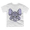 Pure Violet 11s Low DopeSkill Toddler Kids T-shirt Sneaker Rabbit Graphic