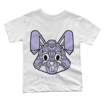 Pure Violet 11s Low DopeSkill Toddler Kids T-shirt Sneaker Rabbit Graphic