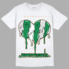 Nike SB x Jordan 4 “Pine Green” DopeSkill T-Shirt Juneteenth Heart Graphic Streetwear - White