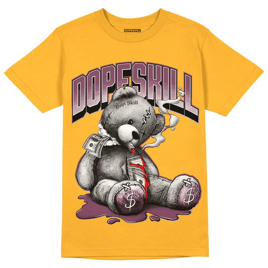 Brotherhood 1s High OG DopeSkill University Gold T-shirt Sick Bear Graphic 