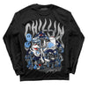 Georgetown 6s DopeSkill Long Sleeve T-Shirt Chillin Graphic - Black