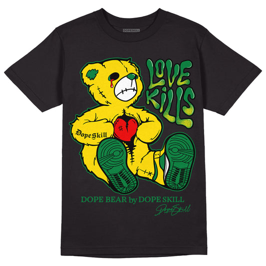 Dunk Low Reverse Brazil DopeSkill T-Shirt Love Kills Graphic - Black