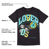 Aqua 5s DopeSkill T-Shirt Loser Lover Graphic