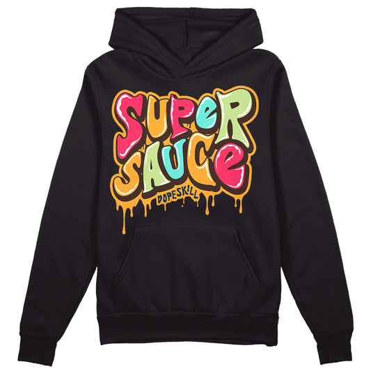 Flyease Bio Hack 1s Low DopeSkill Hoodie Sweatshirt Super Sauce Graphic - Black