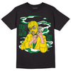 Dunk Low Reverse Brazil DopeSkill T-Shirt Money Is The Motive Graphic - Black