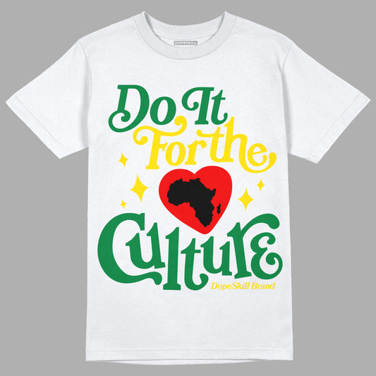 Dunk Low Reverse Brazil DopeSkill T-Shirt Do It For The Culture Graphic Streetwear - White