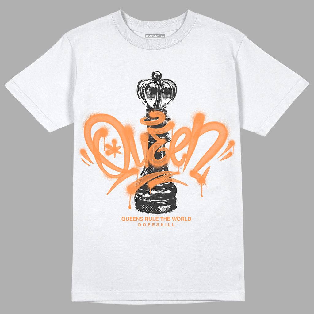 Dunk Low Peach Cream (W) DopeSkill T-Shirt Queen Chess Graphic Streetwear - White