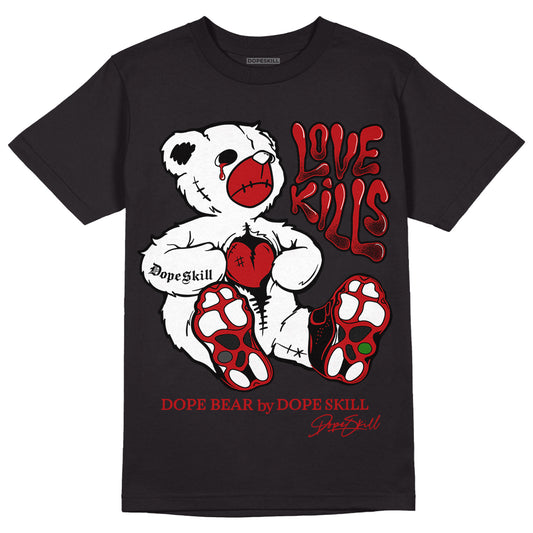Playoffs 13s DopeSkill T-Shirt Love Kills Graphic - Black