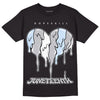 Jordan 11 Retro Low Cement Grey DopeSkill T-Shirt Juneteenth Heart Graphic Streetwear - Black