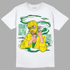 Dunk Low Reverse Brazil DopeSkill T-Shirt Money Is The Motive Graphic - White