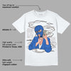 True Blue 1s DopeSkill T-Shirt Money Is The Motive Graphic