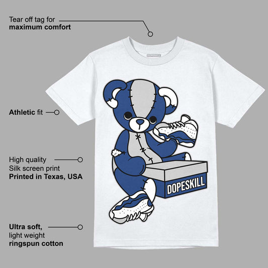 French Blue 13s DopeSkill T-Shirt Sneakerhead BEAR Graphic