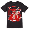 Jordan 12 Retro ‘Gym Red’  DopeSkill T-Shirt Money Is The Motive Graphic Streetwear - Black 