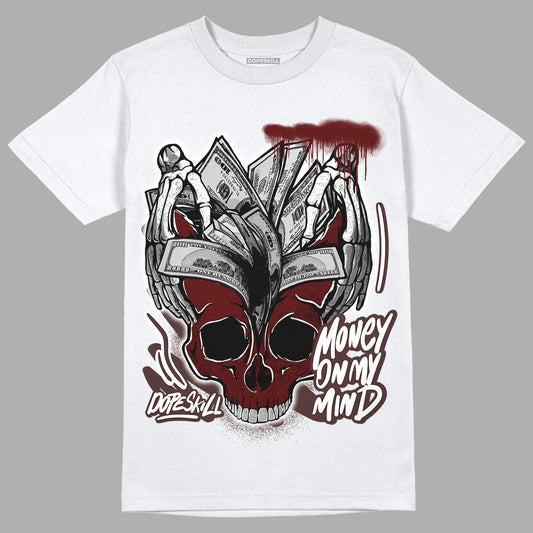 Jordan 12 x A Ma Maniére DopeSkill T-Shirt MOMM Skull Graphic Streetwear - White 