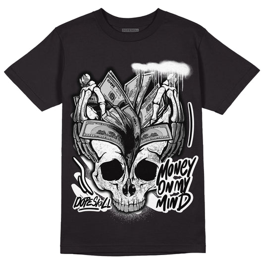 Jordan 1 High 85 Black White DopeSkill T-Shirt MOMM Skull Graphic Streetwear - Black 