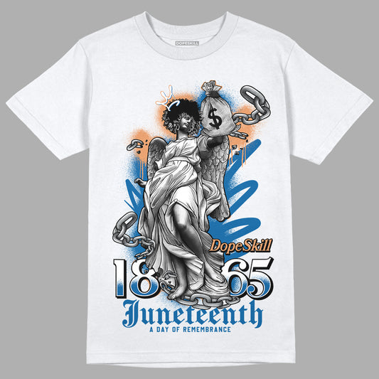 Jordan 3 Retro Wizards DopeSkill T-Shirt Juneteenth Graphic Streetwear - White