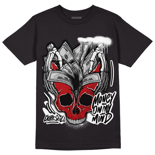 Playoffs 13s DopeSkill T-Shirt MOMM Skull Graphic - Black