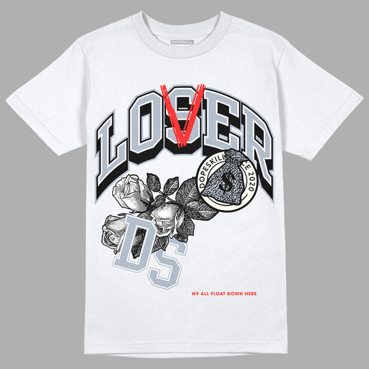 Jordan 3 Retro White Cement Reimagined DopeSkill T-Shirt Loser Lover Graphic Streetwear - White