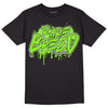 Neon Green Collection DopeSkill T-Shirt Rare Breed Graphic - Black